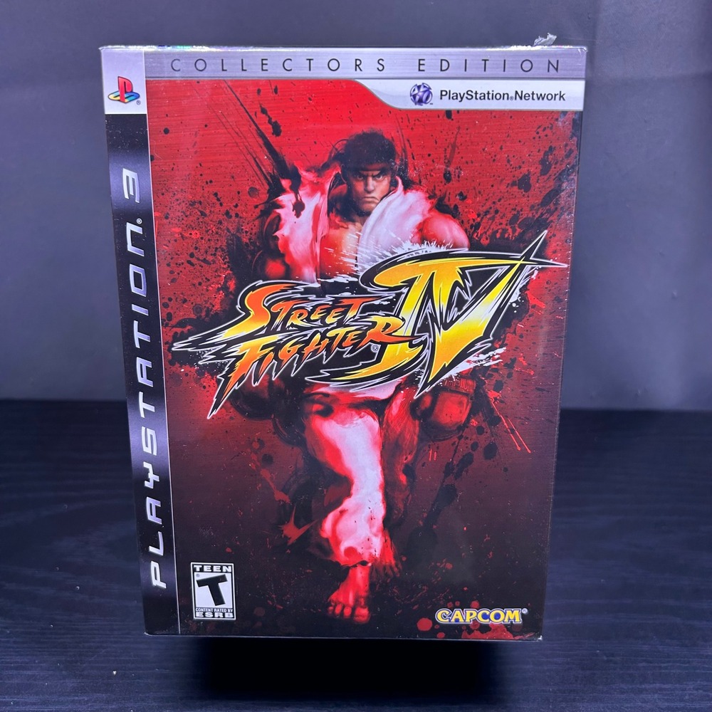 Capcom Street Fighter IV Collector's Edition PS3 Video Game BRAND NEW SEALED